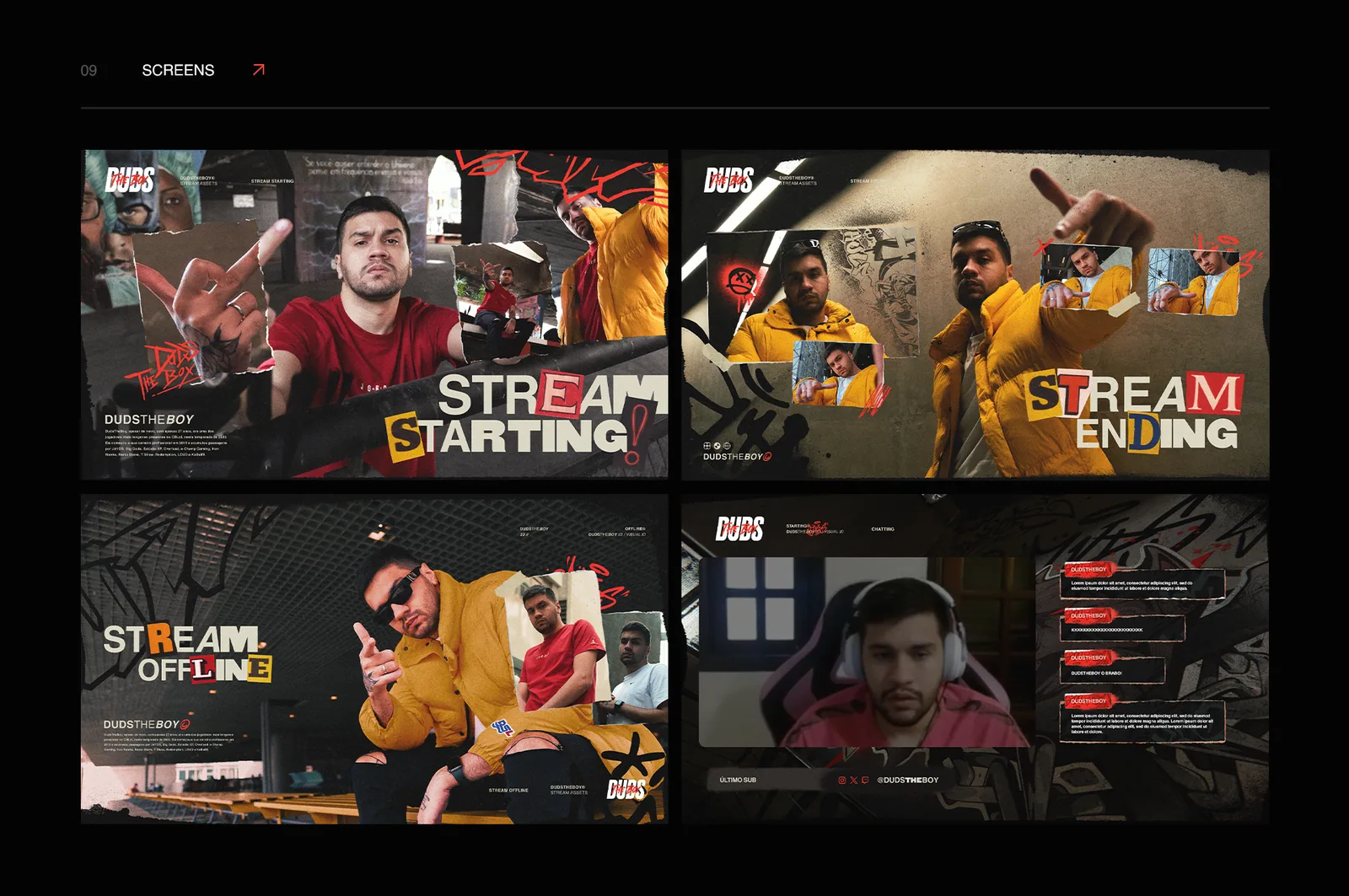 Stream screens