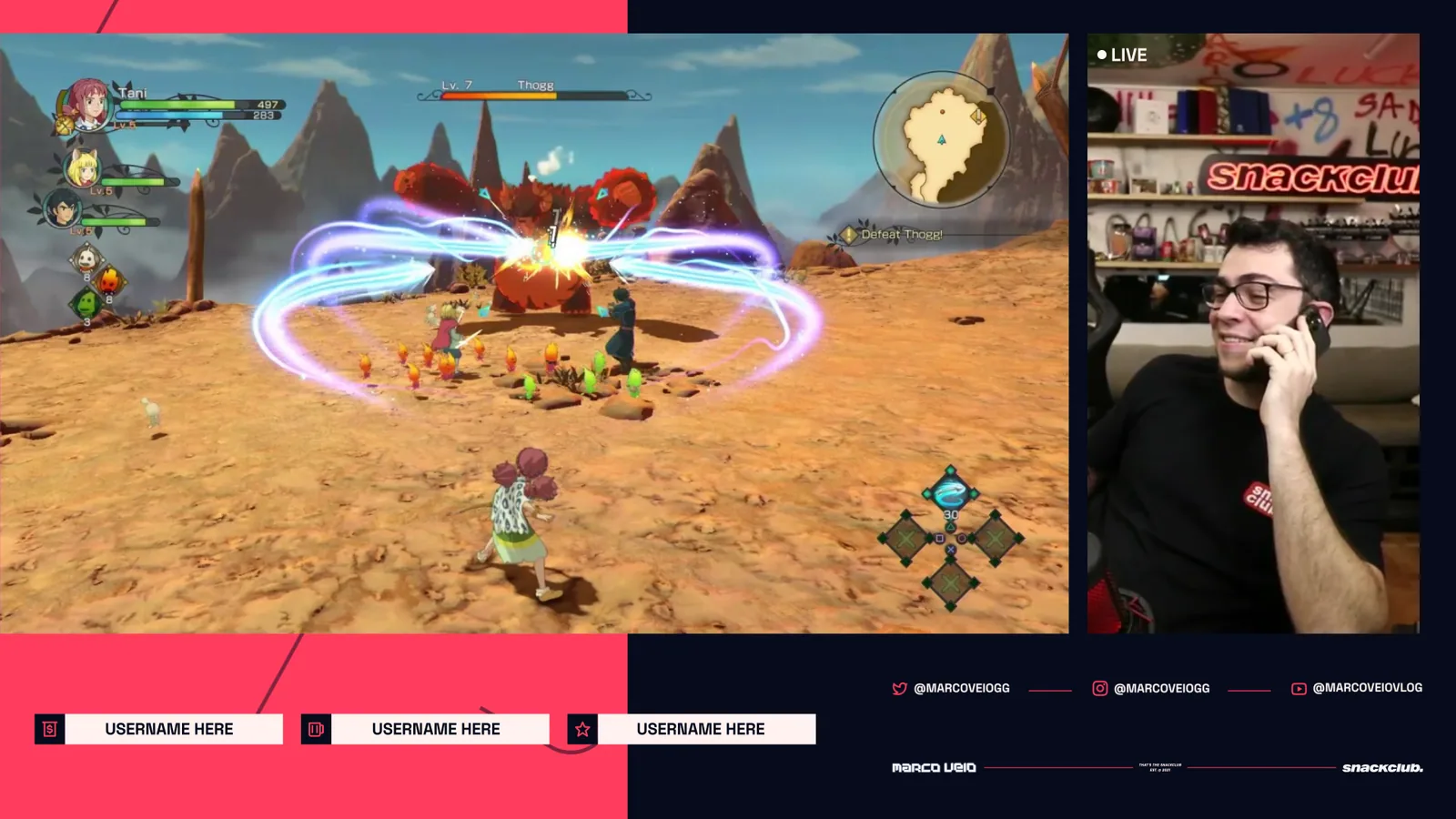 Gameplay screen