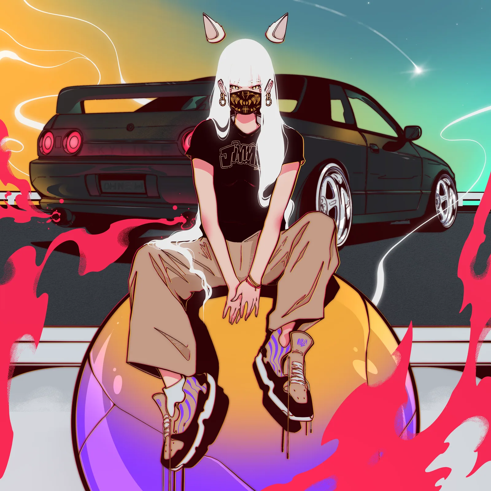Skyline — authored illustration by Ohne Hals
